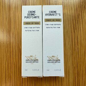 Biologique Recherche Samples — Crème Hydravit’s and Crème Dermopurifiante